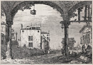 The portico with a lantern